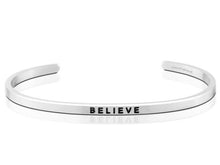 Load image into Gallery viewer, Believe Mantraband Cuff Bracelet