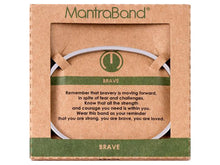 Load image into Gallery viewer, Brave Mantraband Cuff Bracelet