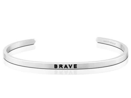 Brave Mantraband Cuff Bracelet
