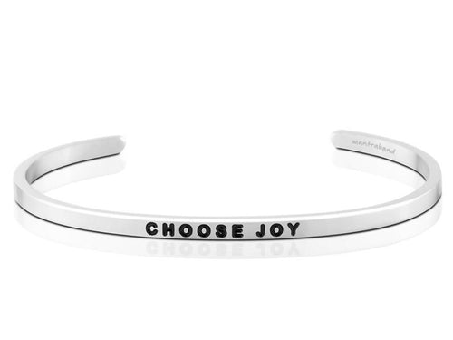 Choose Joy Mantraband Cuff Bracelet