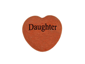 Daughter Small Engraved Heart