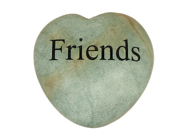 Friends Large Engraved Heart