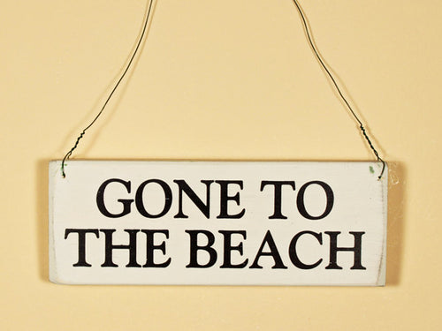 Gone To The Beach Mini Hanging Sign