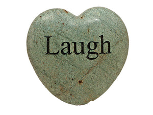 Laugh Large Engraved Heart