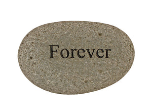Forever Carved River Stone