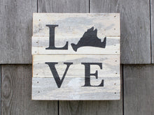 Load image into Gallery viewer, Love Small Reclaimed Sign