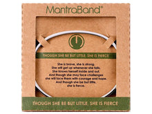 Load image into Gallery viewer, She Is Fierce Mantraband Cuff Bracelet