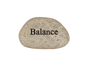 Balance Small Carved Beach Stone
