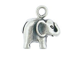 Sterling Silver Tiny Elephant Charm