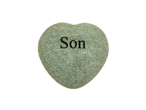 Son Small Engraved Heart
