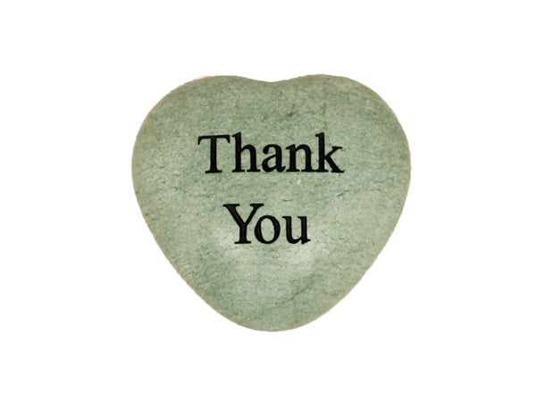 Thank You Small Engraved Heart