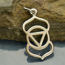 Load image into Gallery viewer, Sterling Silver Third Eye Chakra Charm