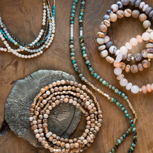 Load image into Gallery viewer, Azurite Gemstone Wrap With Silver Accents