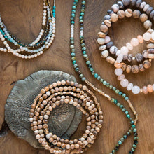 Load image into Gallery viewer, Mexican Onyx Gemstone Wrap With Gold and Silver Accents