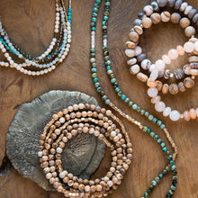 Load image into Gallery viewer, Labradorite Gemstone Wrap With Gold and Silver Accents