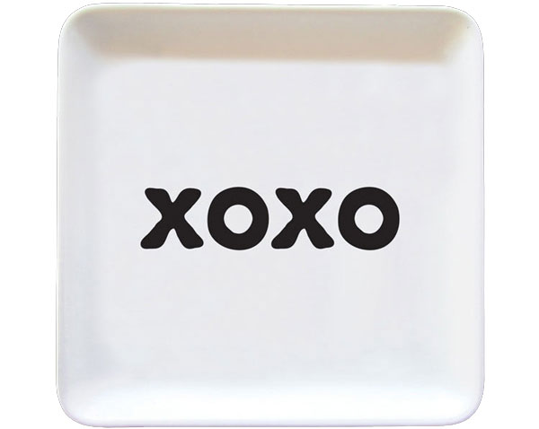 XOXO Quotable Dish
