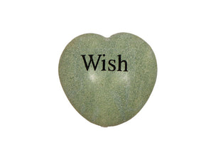 Wish Small Engraved Heart