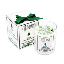 Load image into Gallery viewer, Green Aventurine - Pine Candle