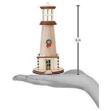 Load image into Gallery viewer, Lighthouse Wood Ornament