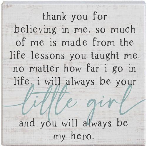 Always Little Girl Block