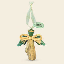 Load image into Gallery viewer, Martha’s Vineyard Driftwood and Seaglass Angel Ornament