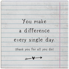 Load image into Gallery viewer, Make Difference Block