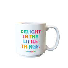 Load image into Gallery viewer, Delight Little Things (John Ruskin) Mini Mug