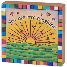 Load image into Gallery viewer, My Sunshine Block Sign