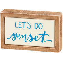 Load image into Gallery viewer, Sunset Box Sign Mini