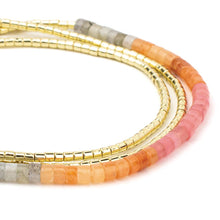 Load image into Gallery viewer, Sunset/Gold Ombre Stone Wrap