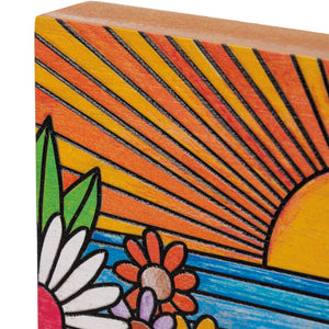 Be The Sunshine Block Sign
