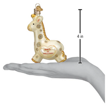 Load image into Gallery viewer, Baby&#39;s First Christmas Giraffe Ornament Ornament