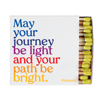 Load image into Gallery viewer, Matchboxes - X320 - May Your Journey Be Light (Proverb)