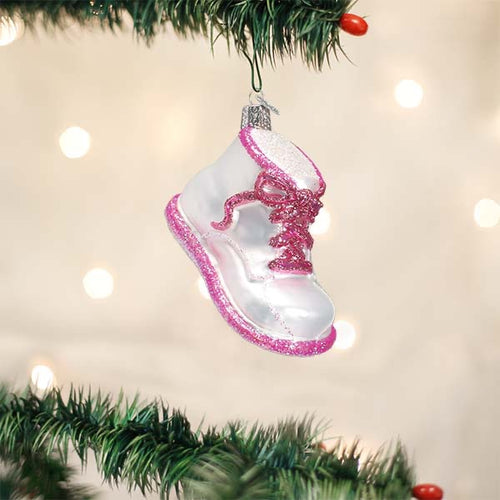 Baby Girl Shoe Ornament