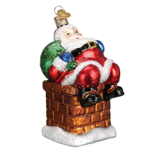 Load image into Gallery viewer, Santa (Chimney Stop) Ornament