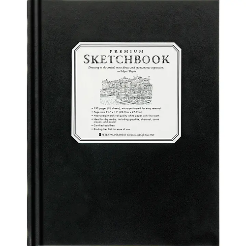 Large Black Premium Sketchbook