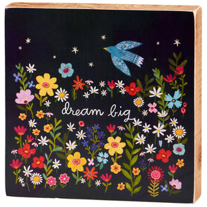 Dream Big Block Sign