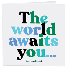 Load image into Gallery viewer, The World Awaits You (Mervyn Peake) Card