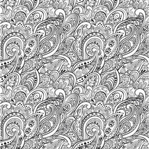 Peaceful Paisleys Artist's Coloring Book