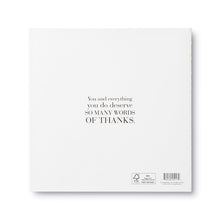 Load image into Gallery viewer, Thank You Gift Book