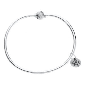 CC Bracelet Silver Swirl Ball