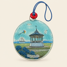 Load image into Gallery viewer, Oak Bluffs Glass Gazebo Round Ornament
