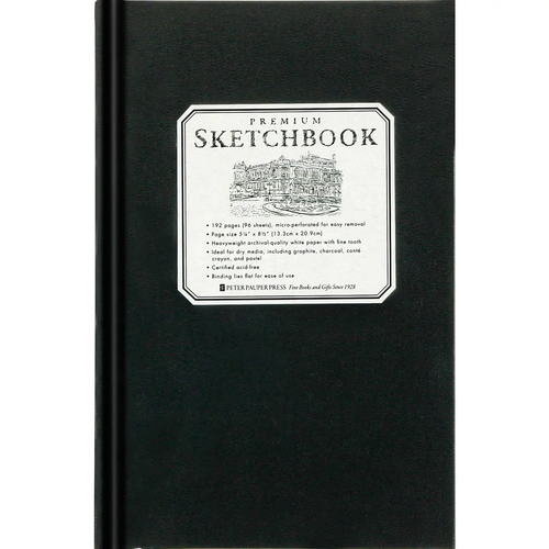 Small Black Premium Sketchbook