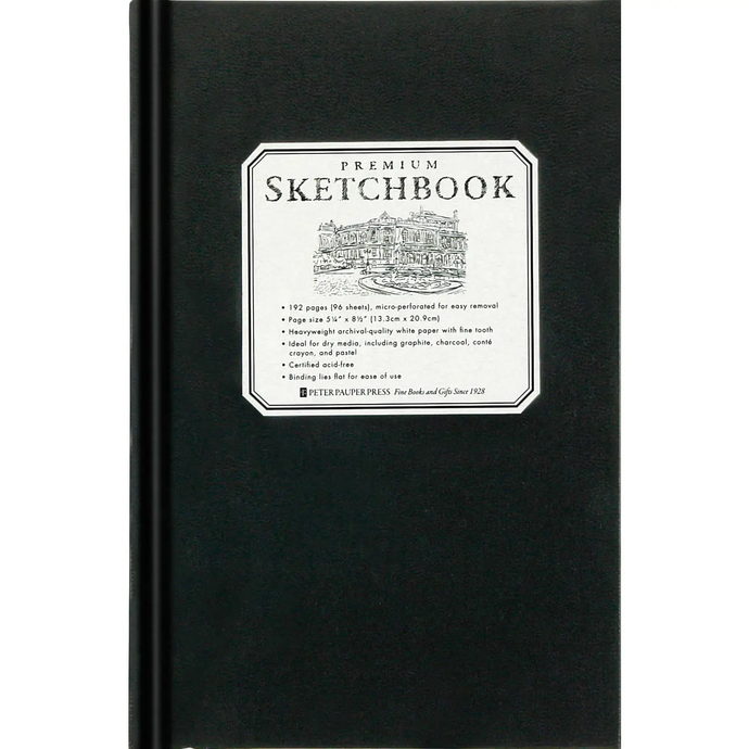 Small Black Premium Sketchbook
