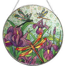 Load image into Gallery viewer, 12" Dragonflies Suncatcher