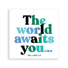 Load image into Gallery viewer, The World Awaits You (Mervyn Peake) Magnet