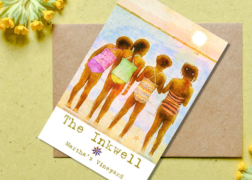 Girl Friends at the Inkwell Card