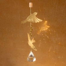 Load image into Gallery viewer, Gold Bird Suncatcher