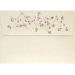 Watercolor Ornaments Small Boxed Holiday Cards