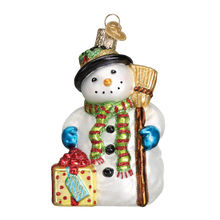 Load image into Gallery viewer, Gleeful Snowman Ornament